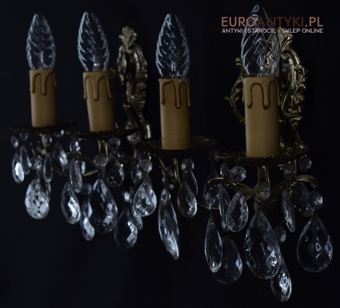 kinkiety kryształowe kinkiety kryształowe